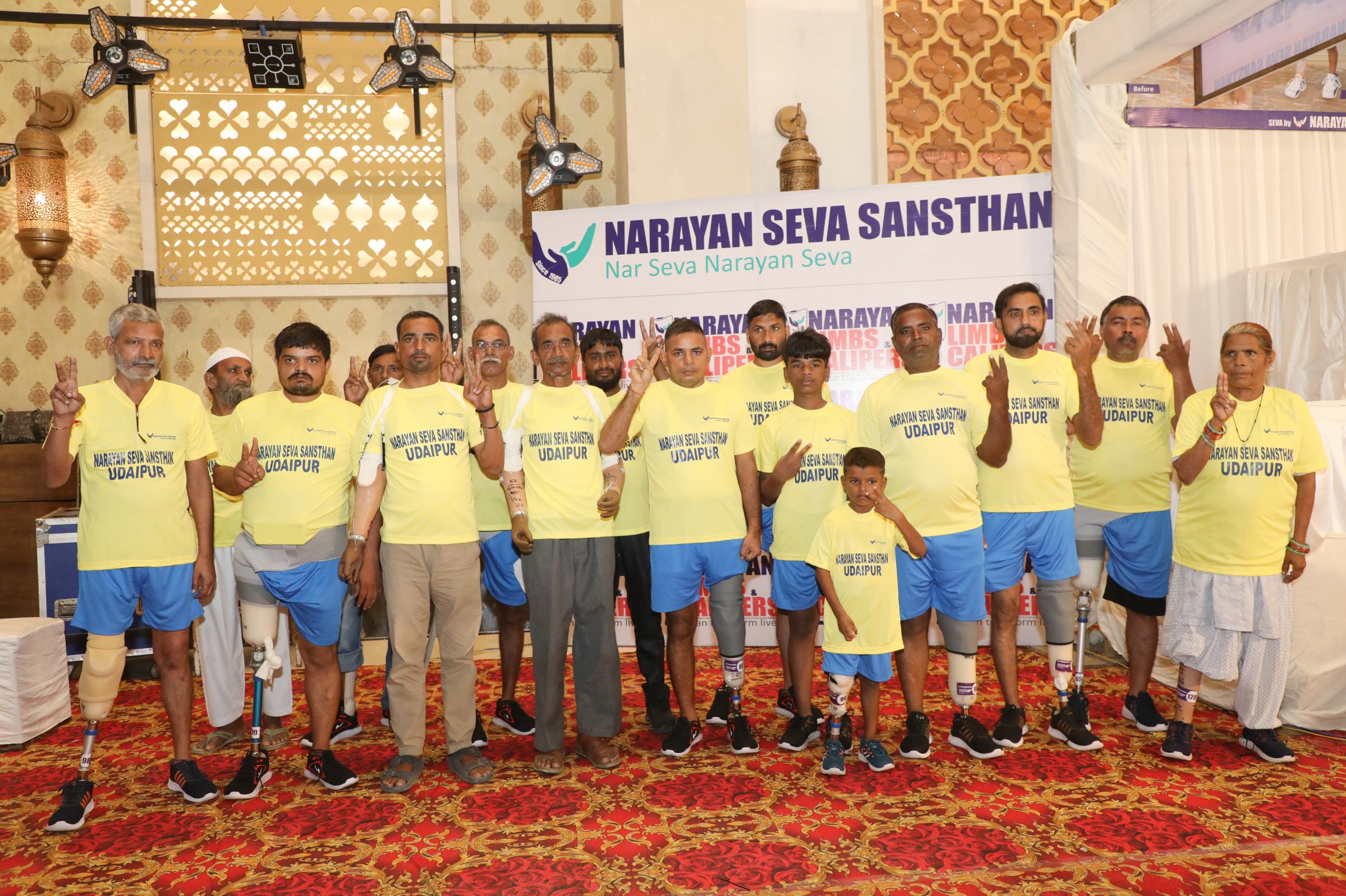 Narayan Seva Sansthan's Mega Limb Fitment Camp in Meerut Restores Mobility to Hundreds: 273 Prosthetic Limbs Provided to 223 Differently-Abled Individuals